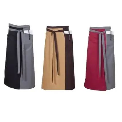 Delantal largo estilo francés combinado 1751 Garys