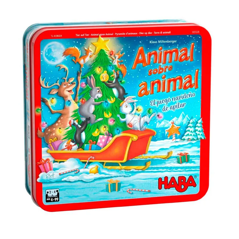 Animal sobre Animal Un juego de Apilar de Navidad