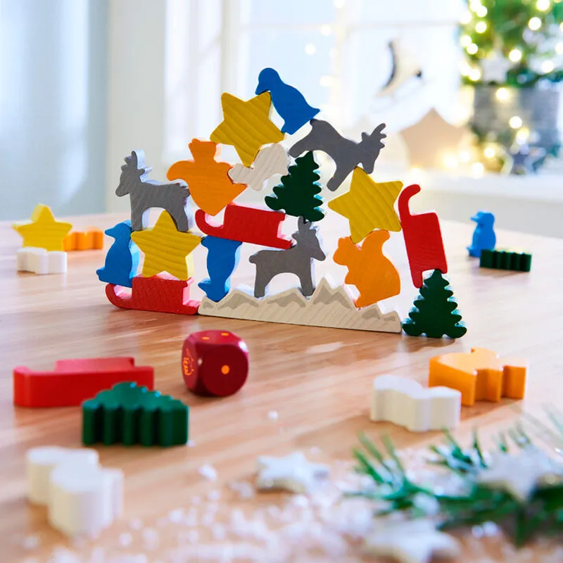 Animal sobre Animal Un juego de Apilar de Navidad - Imagen 2