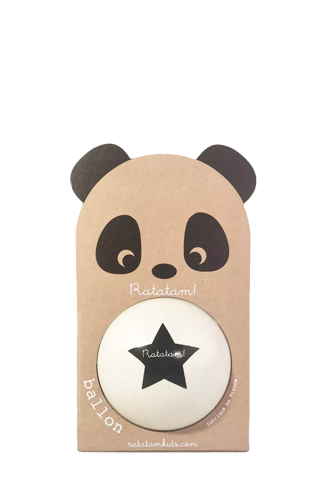 Ballon Panda Blanc 12 cm Ratatam