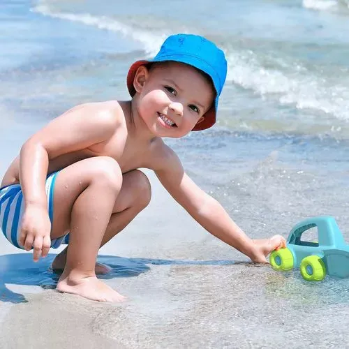 Camión con Pala Azul y Verde BiBio - Imagen 2