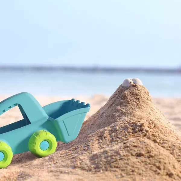 Camión con Pala Azul y Verde BiBio - Imagen 3