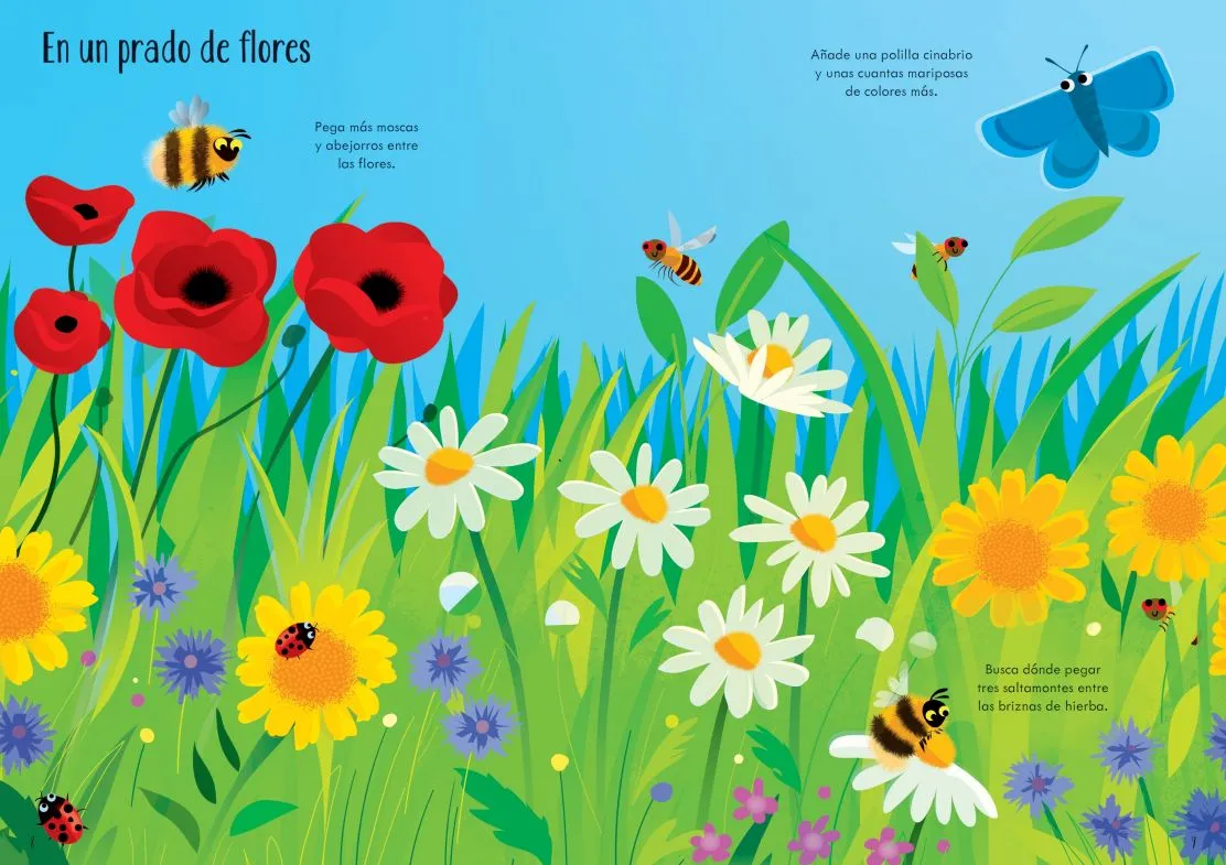 BICHITOS MI PRIMER LIBRO DE PEGATINAS - Imagen 2