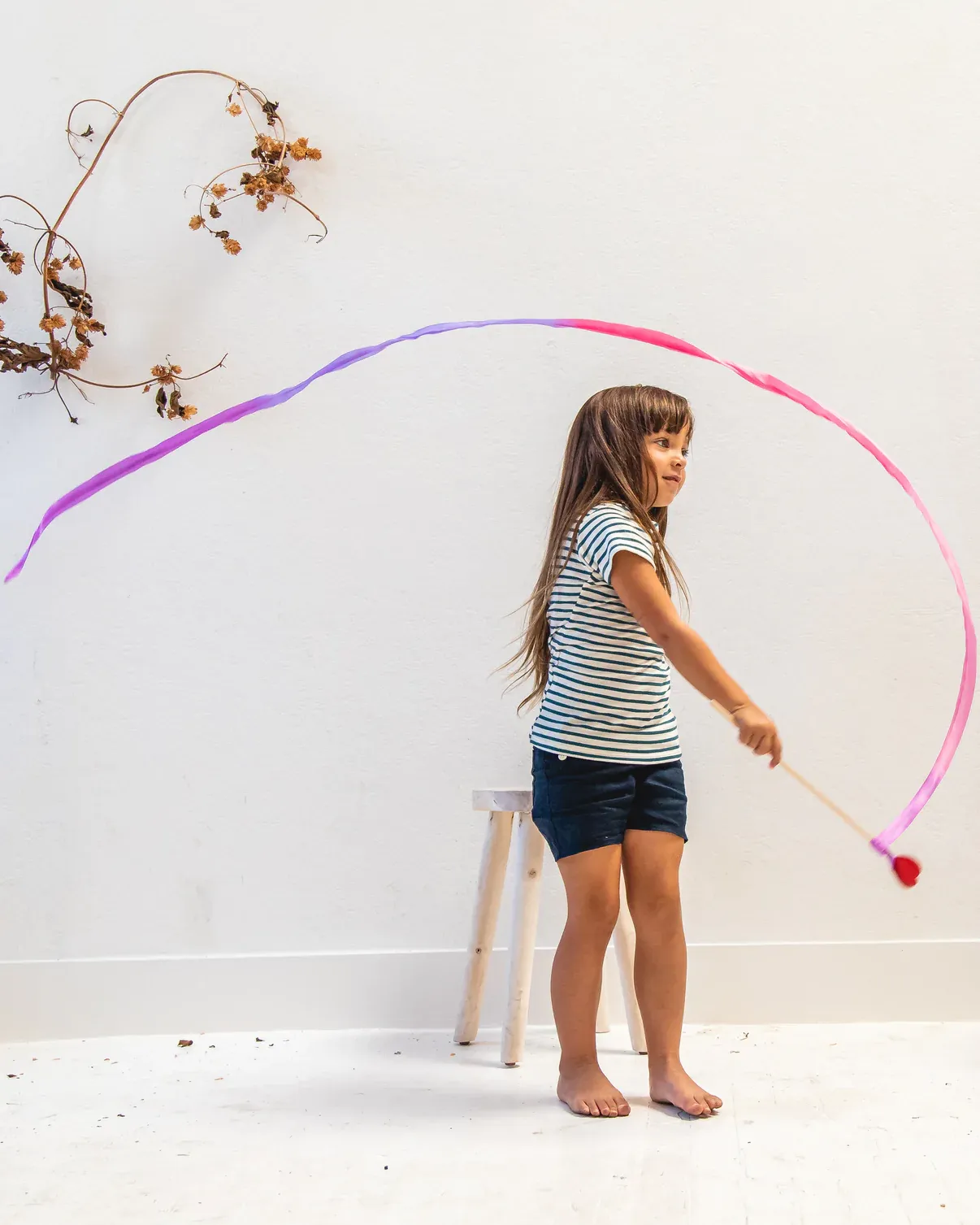 Cinta de Baile de Seda Streamer Heart Sarah´s Silks - Imagen 2