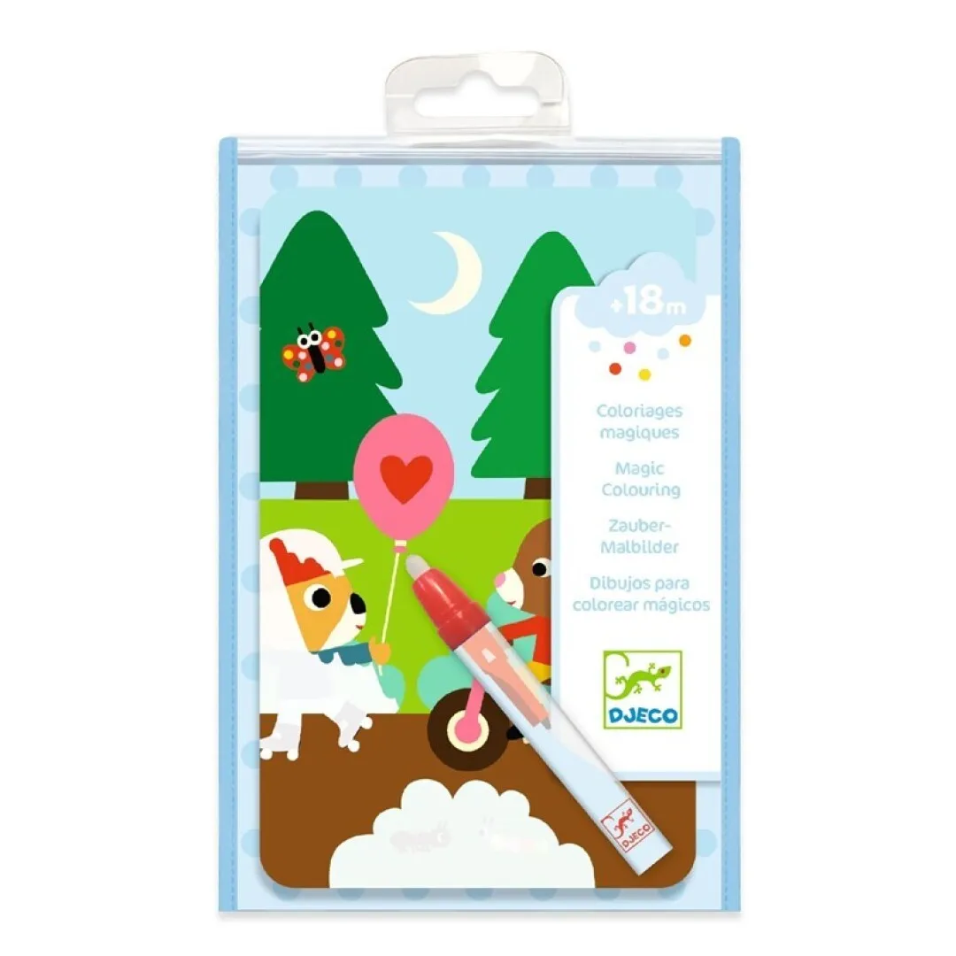 Colorear con Agua en el Parque Djeco