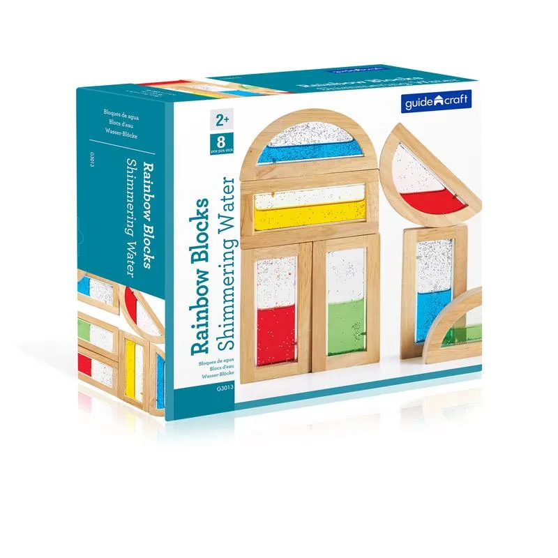 Bloques Arcoíris Guidecraft Shimmering Water