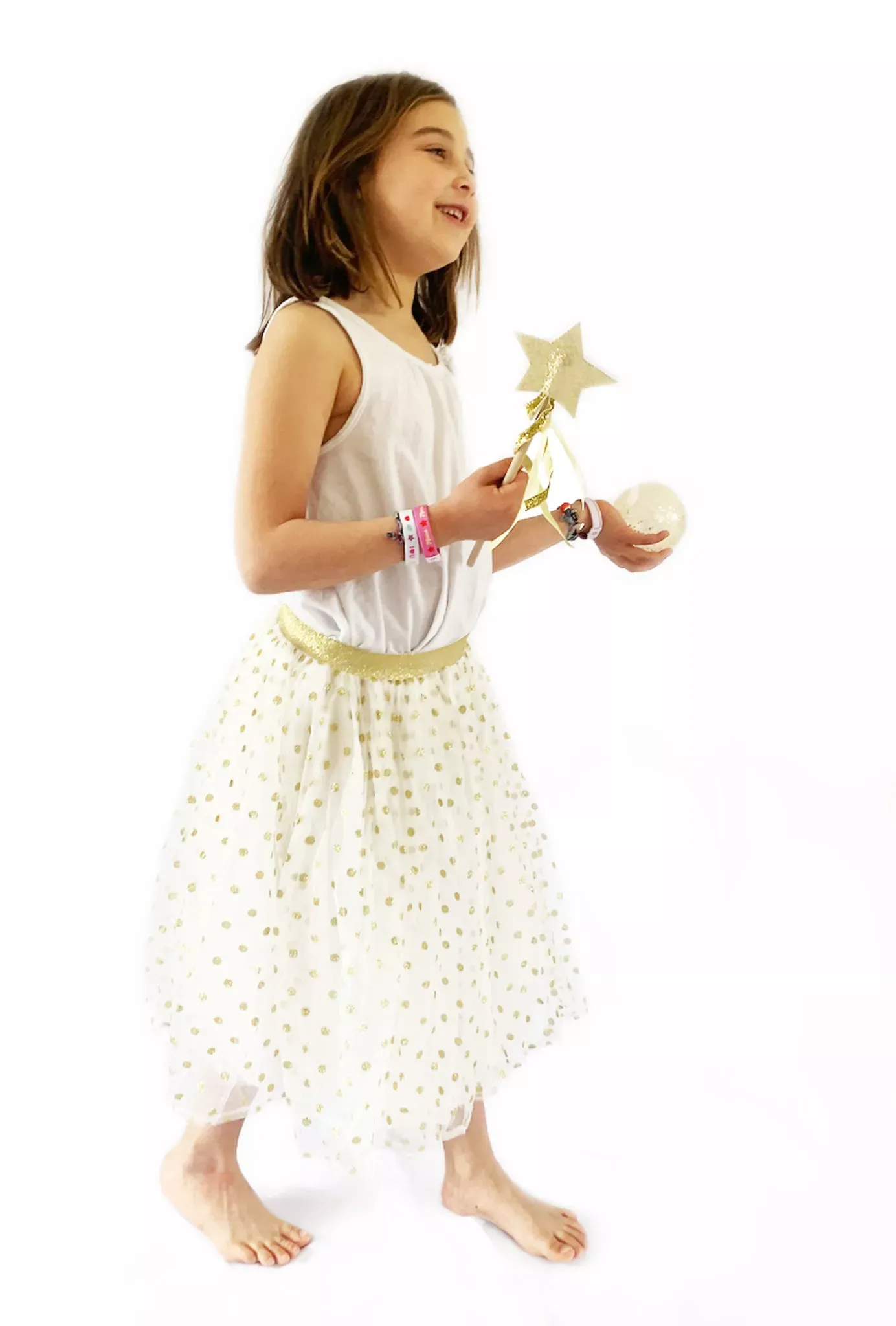 Falda Larga Golden Dots Ratatam - Imagen 3