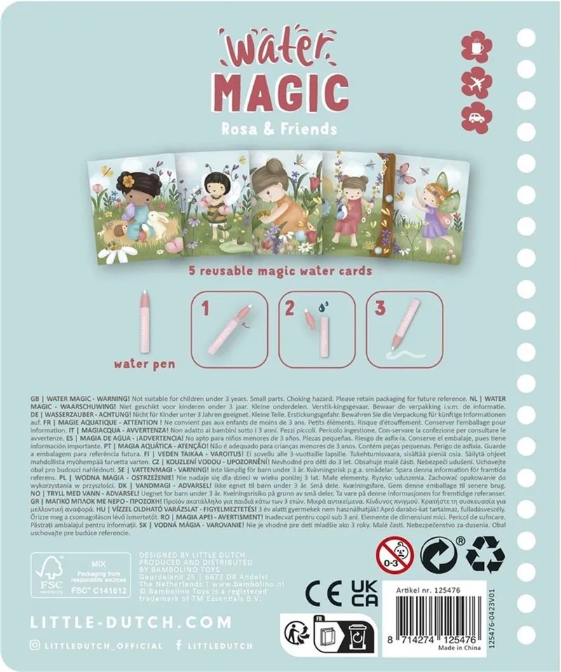 Libro Mágico de Colorear con Agua Rosa & Friends - Imagen 2