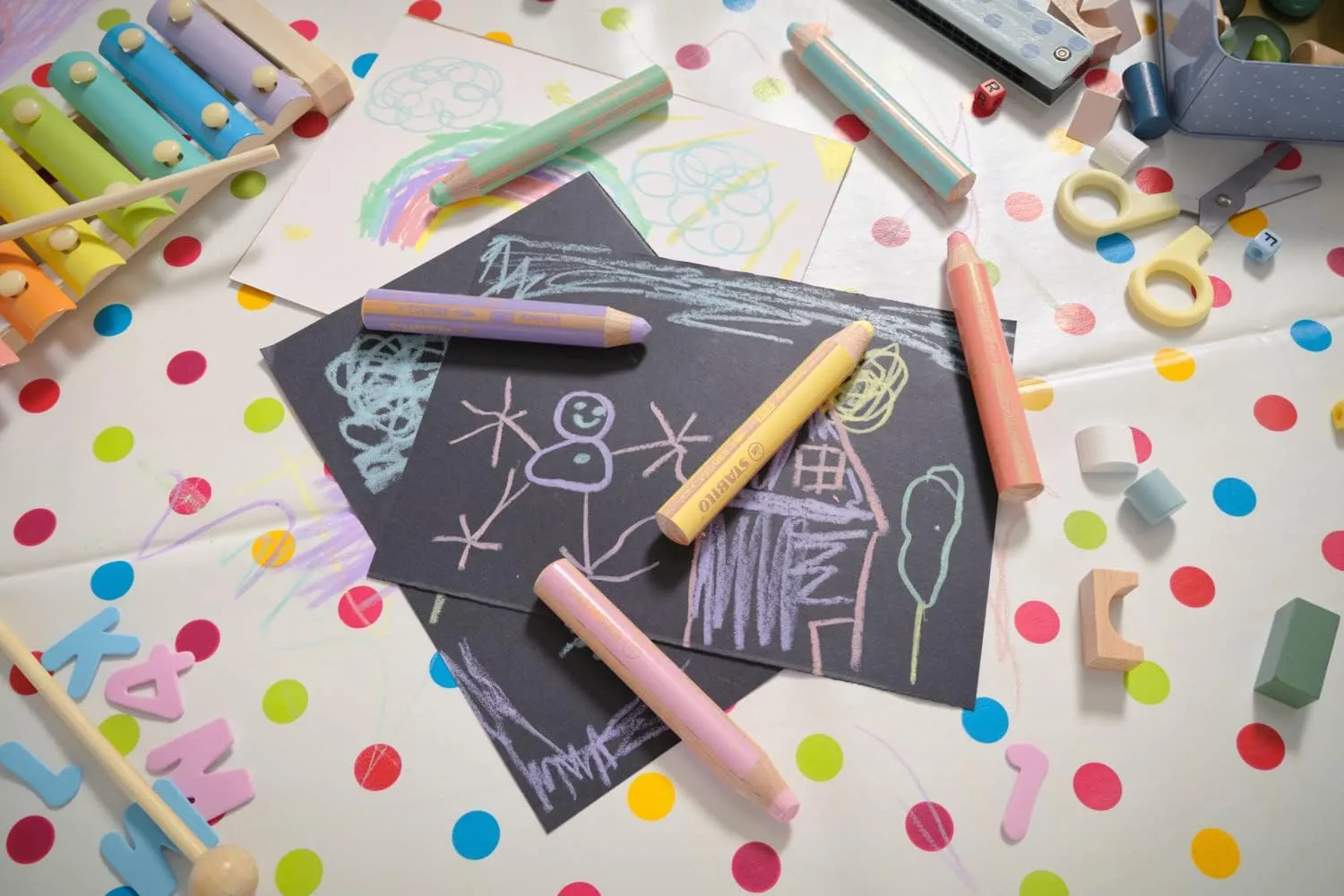 Lápices Stabilo Woody Pastel con Sacapuntas - Imagen 4