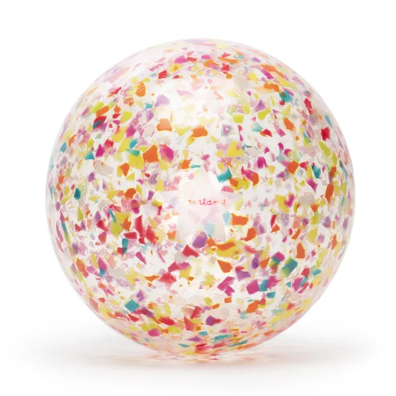 Balón Burbuja Confeti 22cm Ecológico Ratatam - Imagen 3