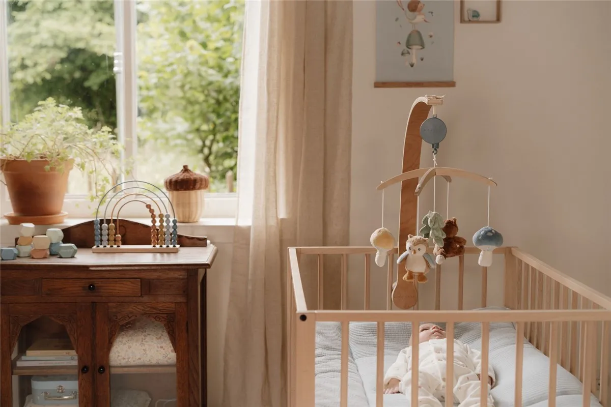 Móvil Musical de madera Forest Friends FSC Little Dutch - Imagen 4