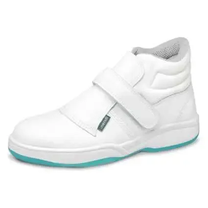 Botas de seguridad blancas Nemesis S2 con velcro