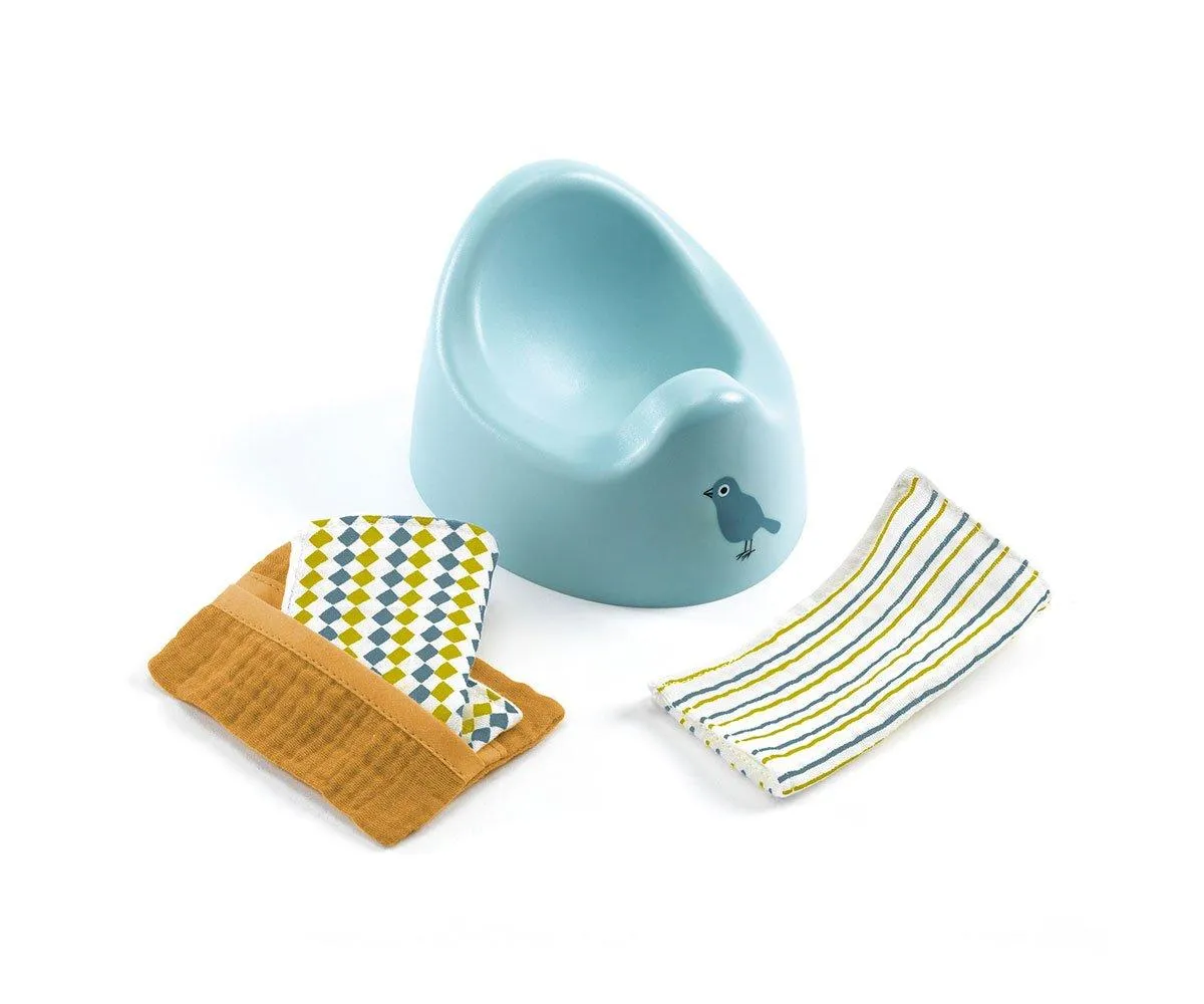 Orinal y Toallitas Djeco