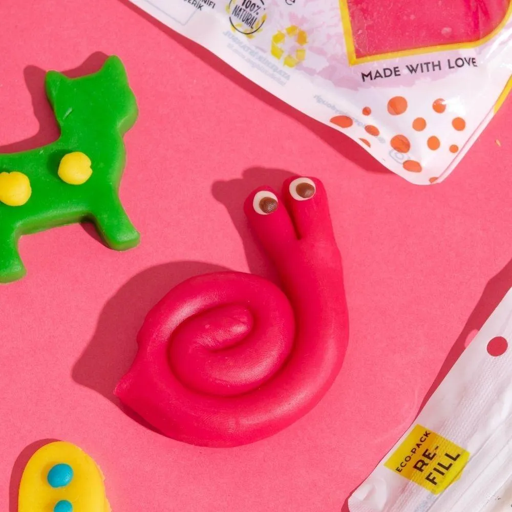 Plastilina natural color Amarillo bolsita 125 gr. Child Gen - Imagen 4