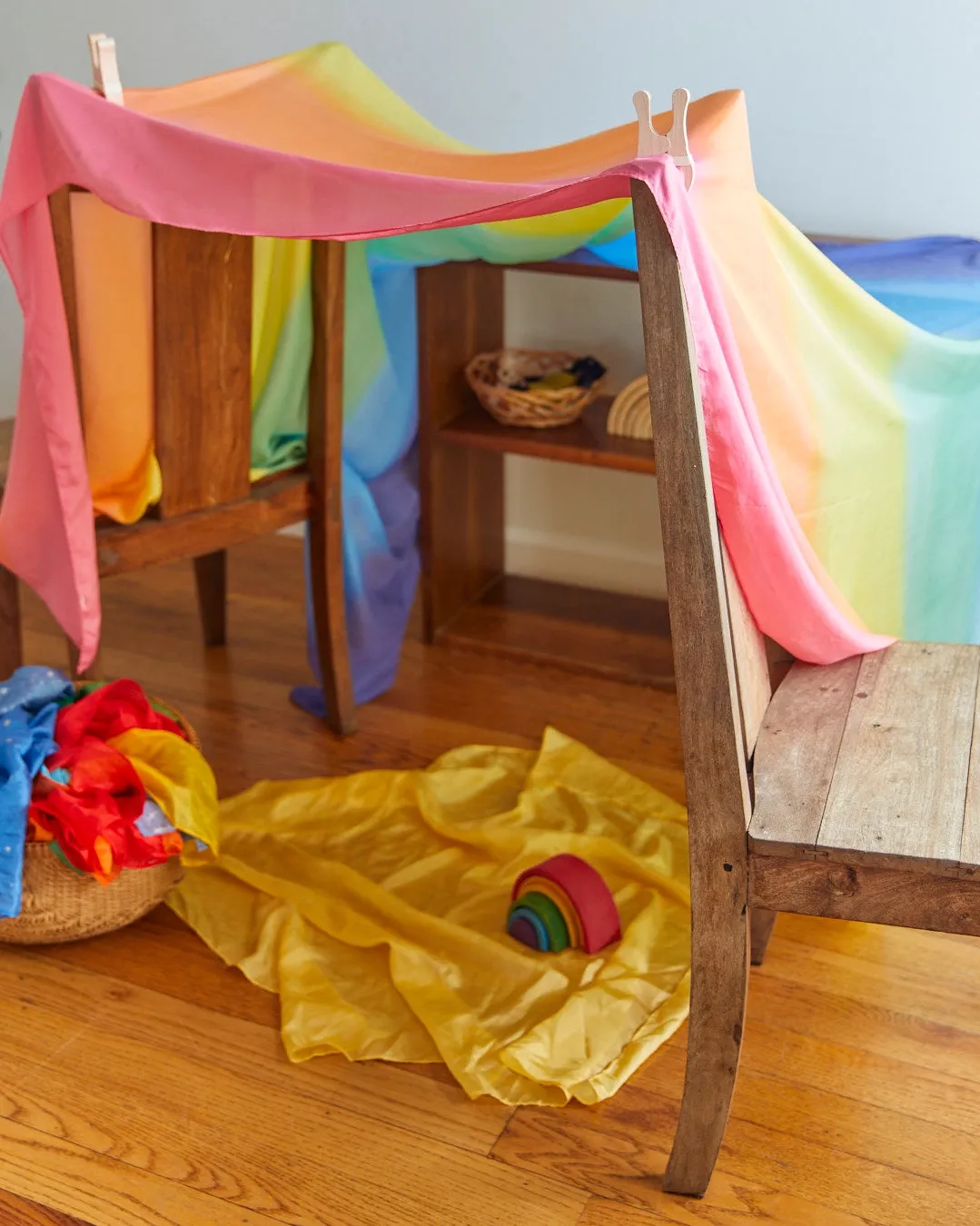 Cotton Playcloth Rainbow Sarah´s Silks - Imagen 2