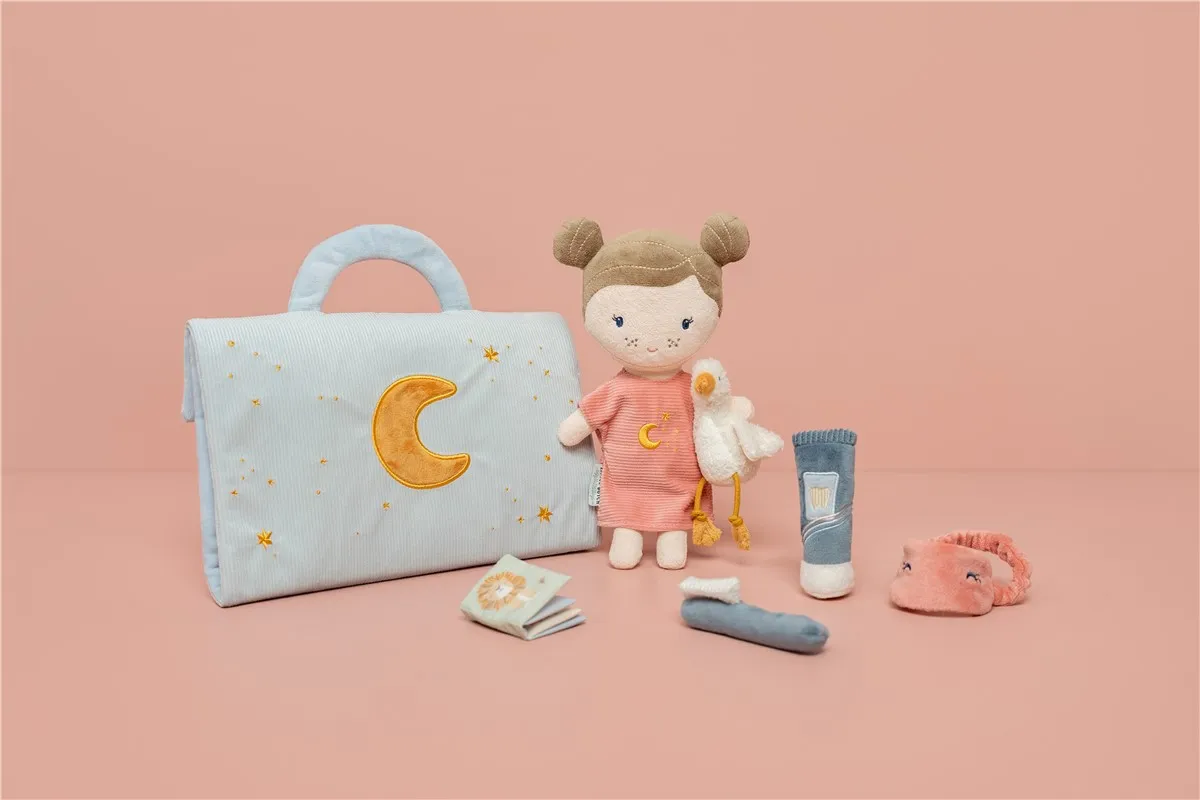 Playset Noche Fuera con Muñeca Blandita Rosa Little Dutch - Imagen 5