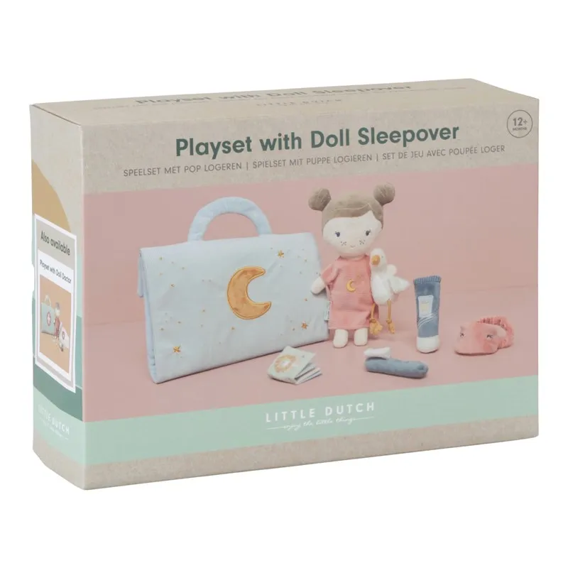 Playset Noche Fuera con Muñeca Blandita Rosa Little Dutch - Imagen 8