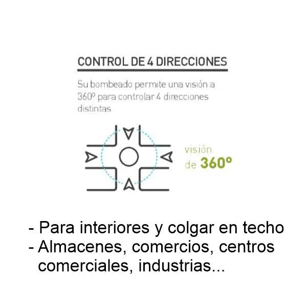 Espejo vigilancia para colgar 1/2 esfera - Imagen 2