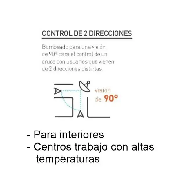 Espejos para altas temperaturas Acero inoxidable - Imagen 2