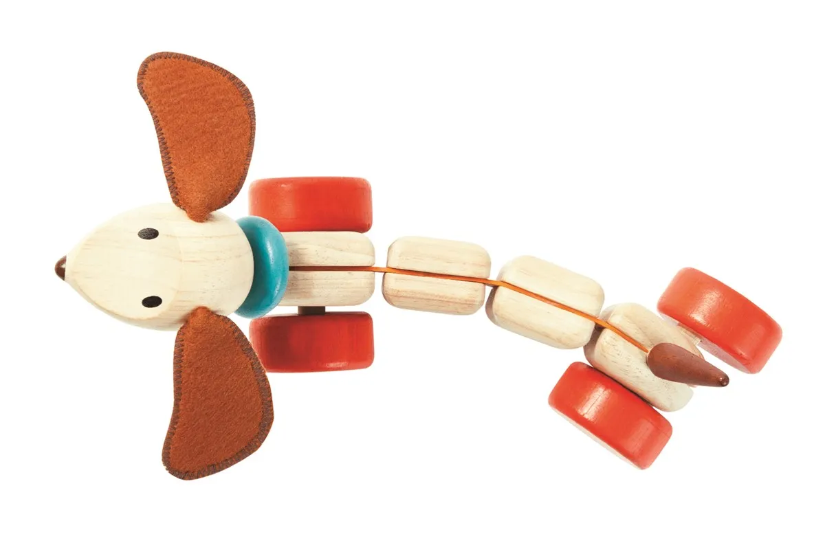 Cachorro Feliz Arrastre Plantoys - Imagen 2