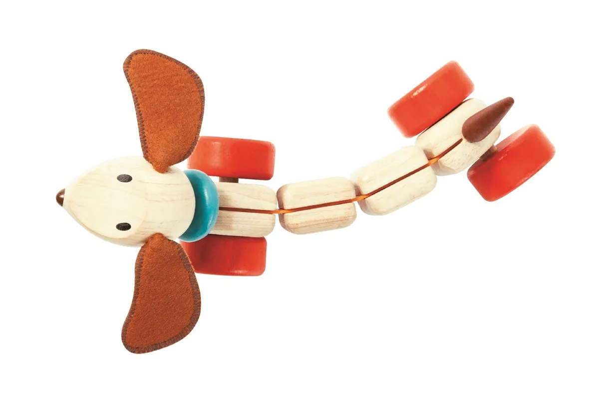 Cachorro Feliz Arrastre Plantoys - Imagen 3