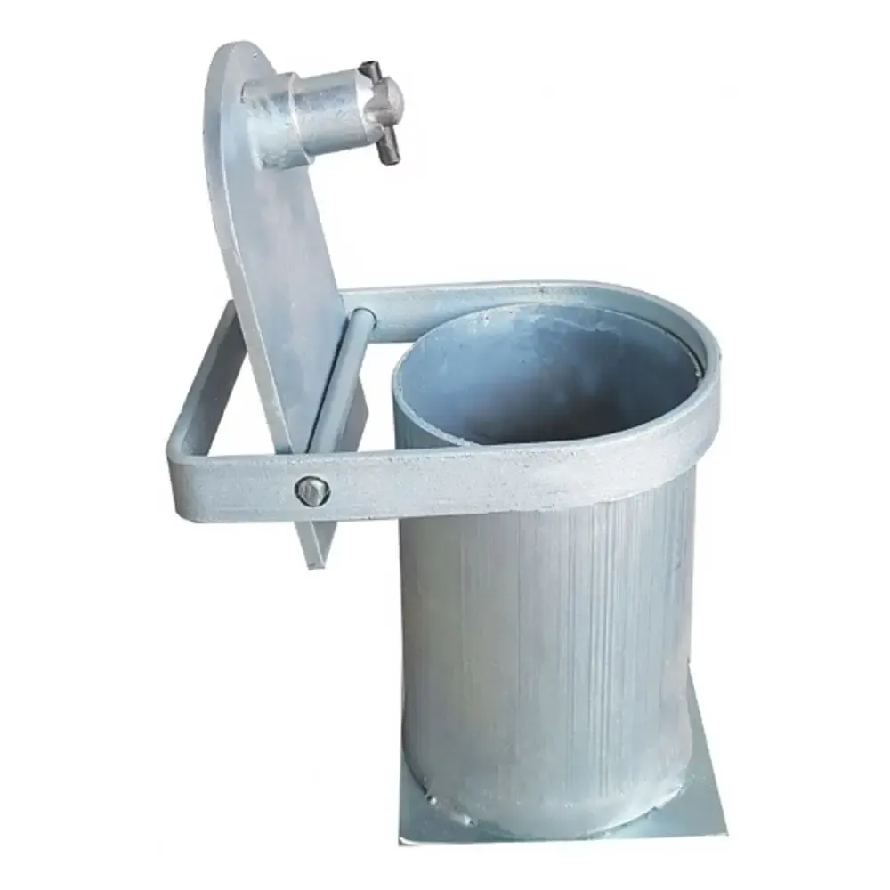 Base circular para pilona extraíble