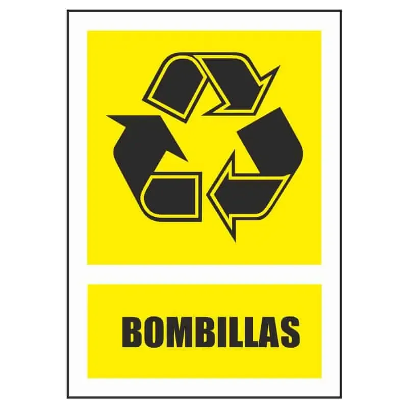 Señales de reciclaje : Bombillas