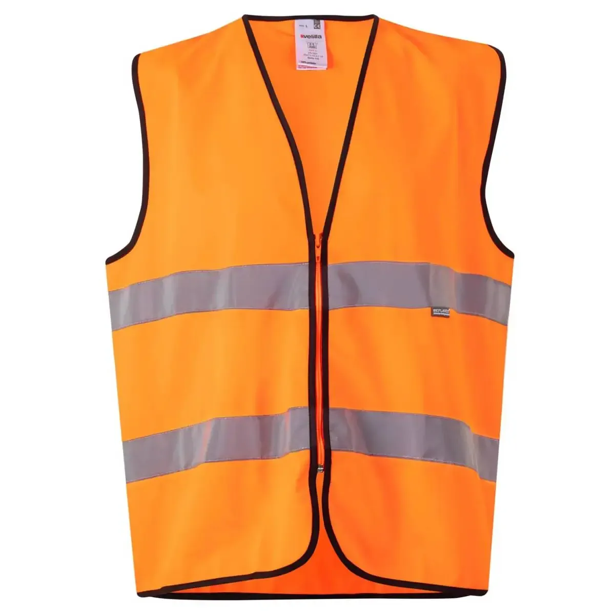 Chaleco alta visibilidad cremallera Velilla 145 - Imagen 2
