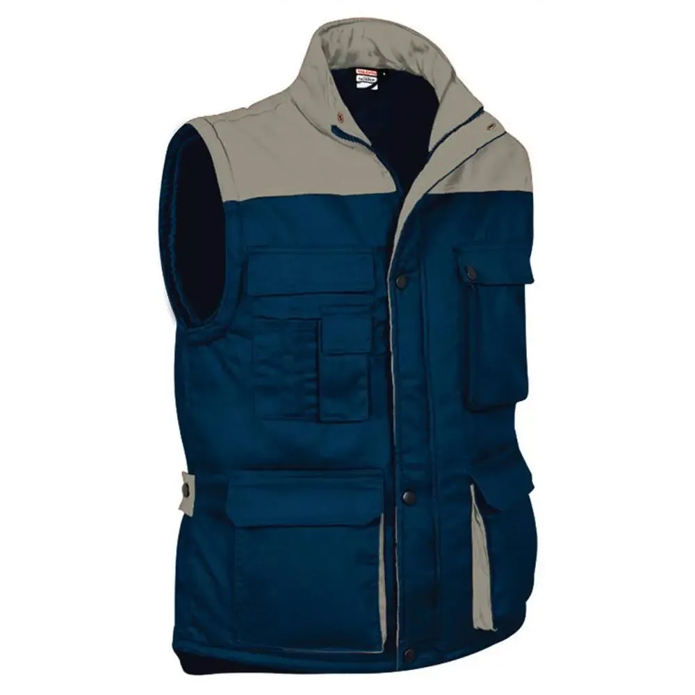 Chalecos trabajo multibolsillos bicolor Valento Thunder - Imagen 3