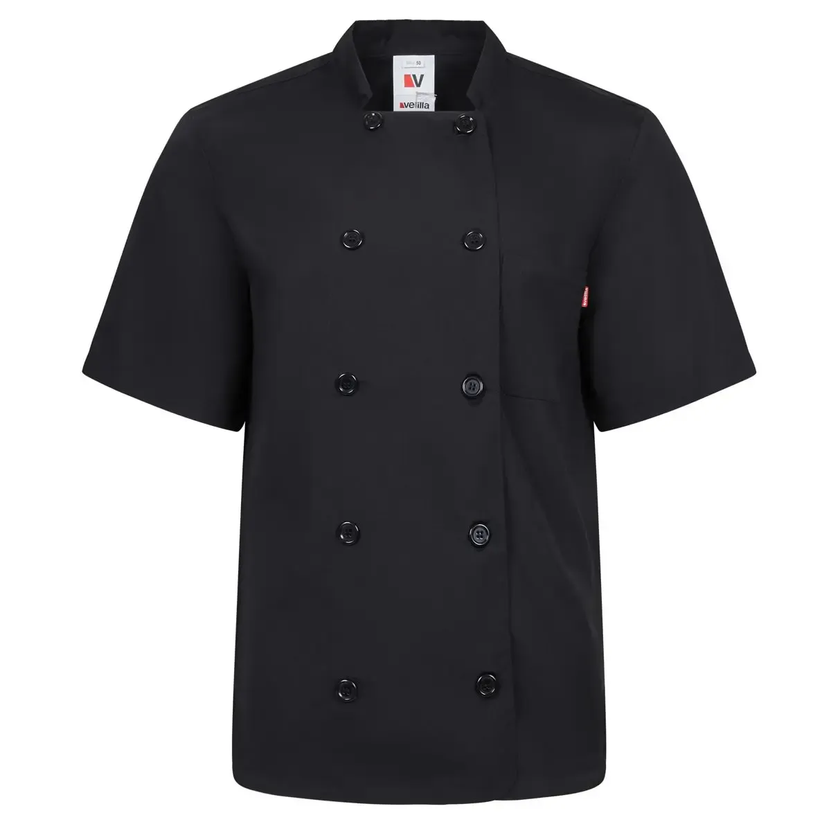 Chaqueta cocinero Velilla manga corta modelo 432 - Imagen 4