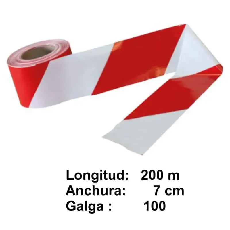 Cinta balizamiento R/B galga 100 – Económica
