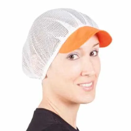 Cofias de trabajo de rejilla con visera color Garys - Imagen 9