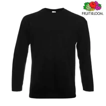 Camisetas Fruit manga larga Valueweight 165 gr