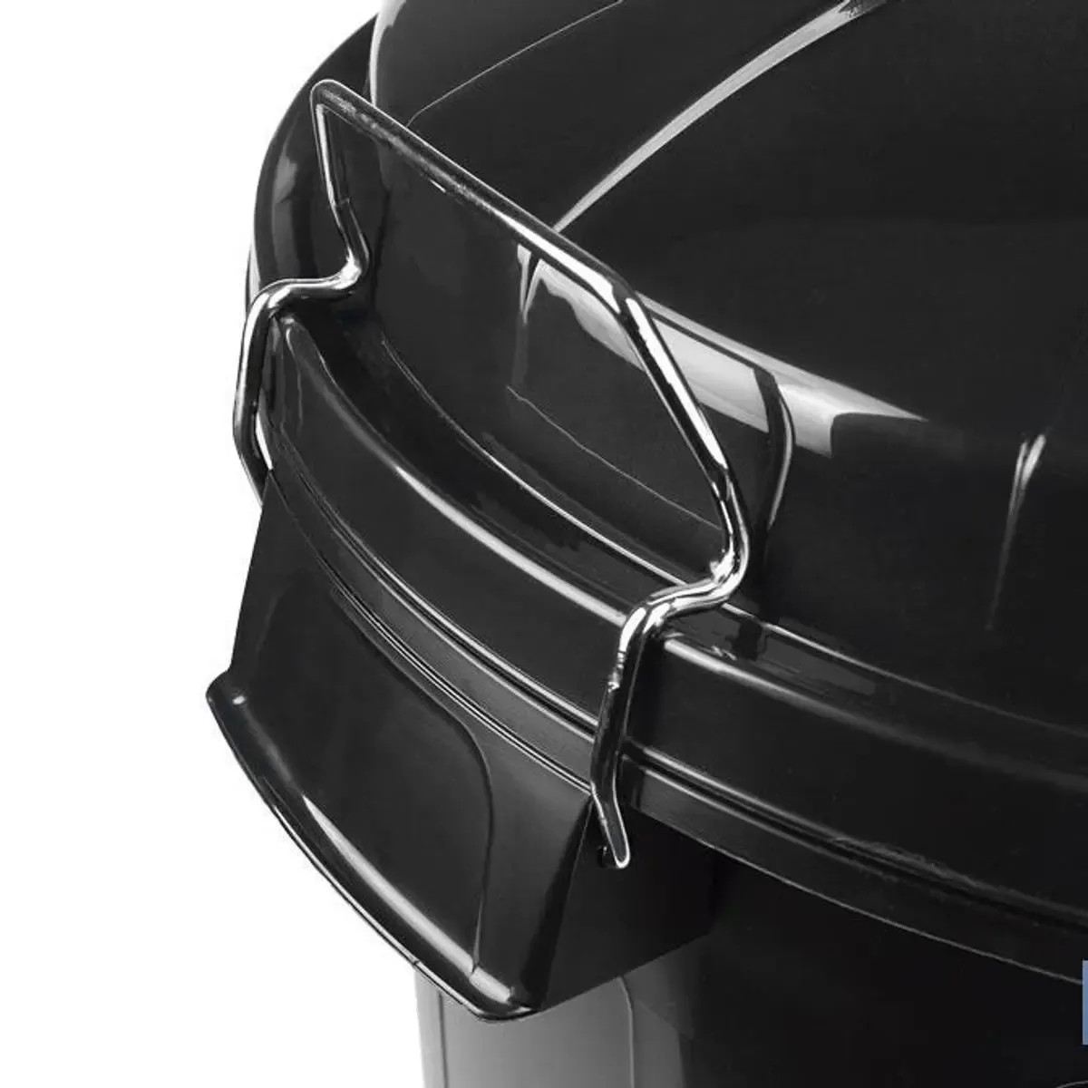 Cubo de basura 100 litros de plástico negro Cofan - Imagen 4