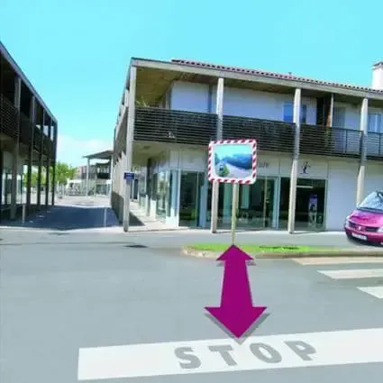 Espejos de tráfico rectangulares retroreflectantes calidad Polymir - Imagen 5