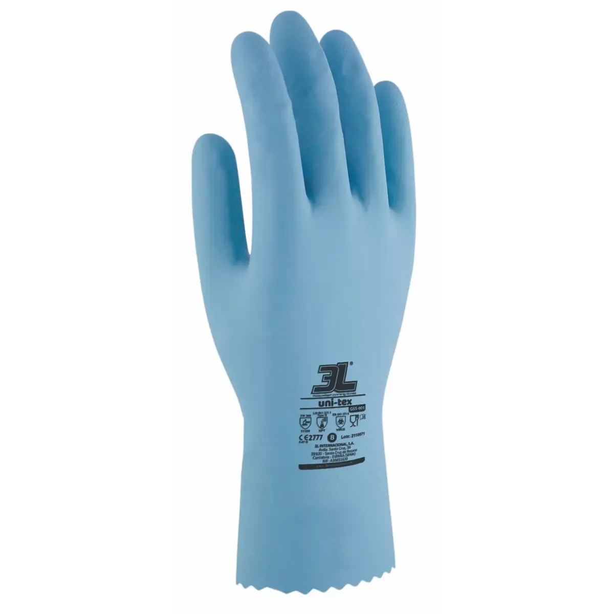 Guantes de látex natural sin soporte UNI-TEX - Imagen 2