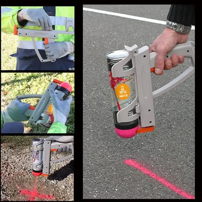 Pistola para sprays marcaje en obras y plantillas - Imagen 2