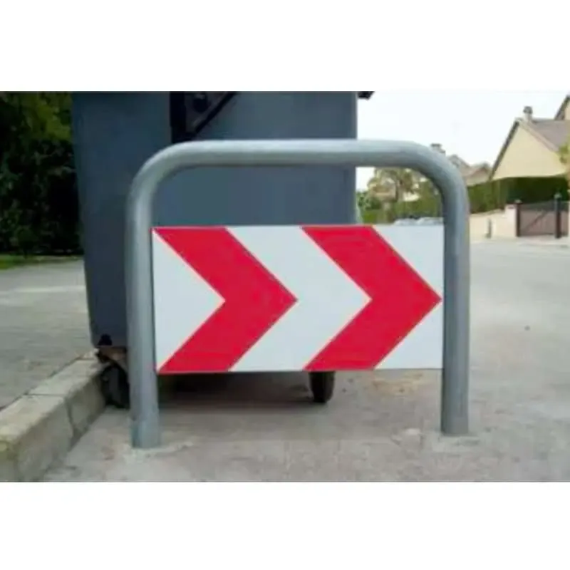 Protector para contenedores basura Rojo – Blanco - Imagen 4