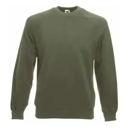 Sudadera de trabajo Fruit Ranglán Hombre 280 gr - Imagen 4