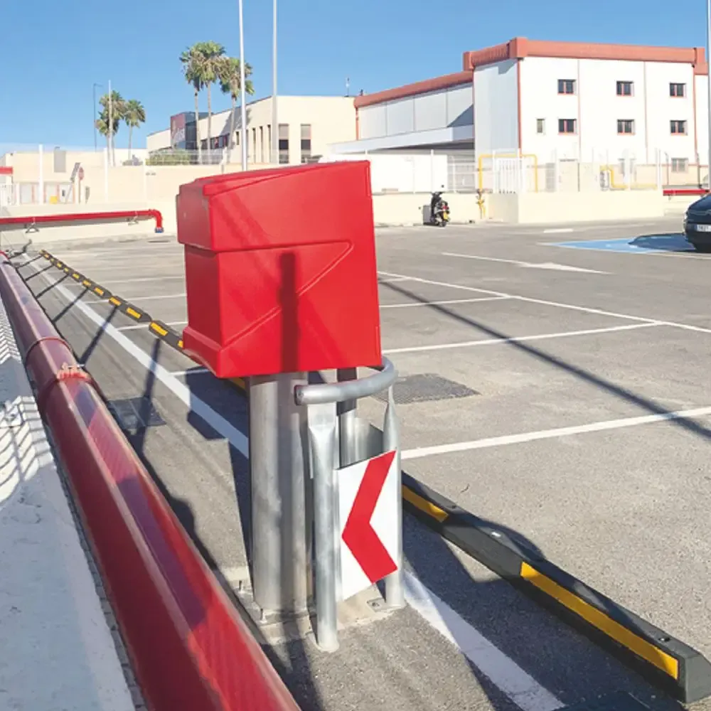 Topes ruedas parking de 200x15x10 cm - Imagen 2