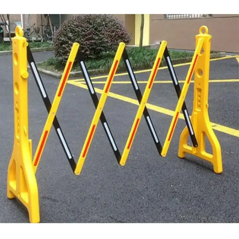 Valla de plástico extensible Negra / Amarilla 2,5 m - Imagen 2