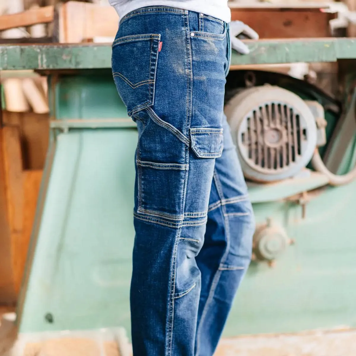 Pantalón vaquero de trabajo Strech 103028S Velilla - Imagen 2