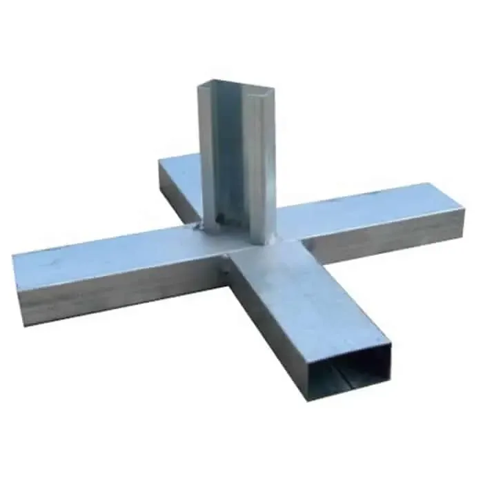 Base cruceta para postes de tráfico