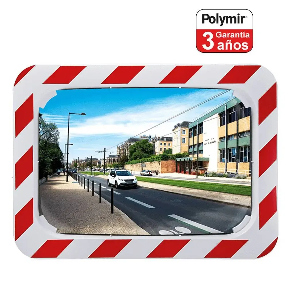 Espejos de tráfico rectangulares retroreflectantes calidad Polymir