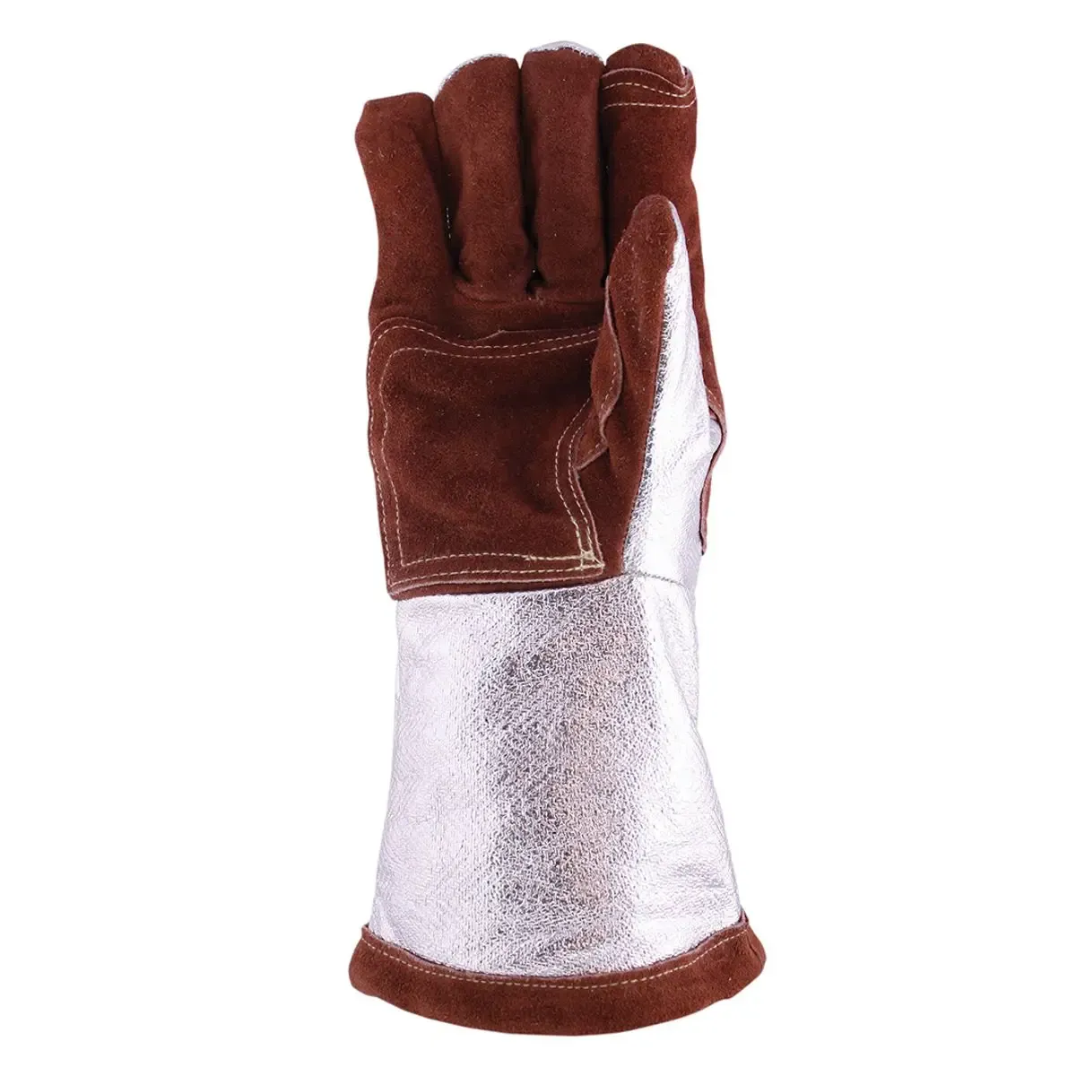 Guantes para temperatura alta aluminizado y serraje Alcrisol 3L - Imagen 3