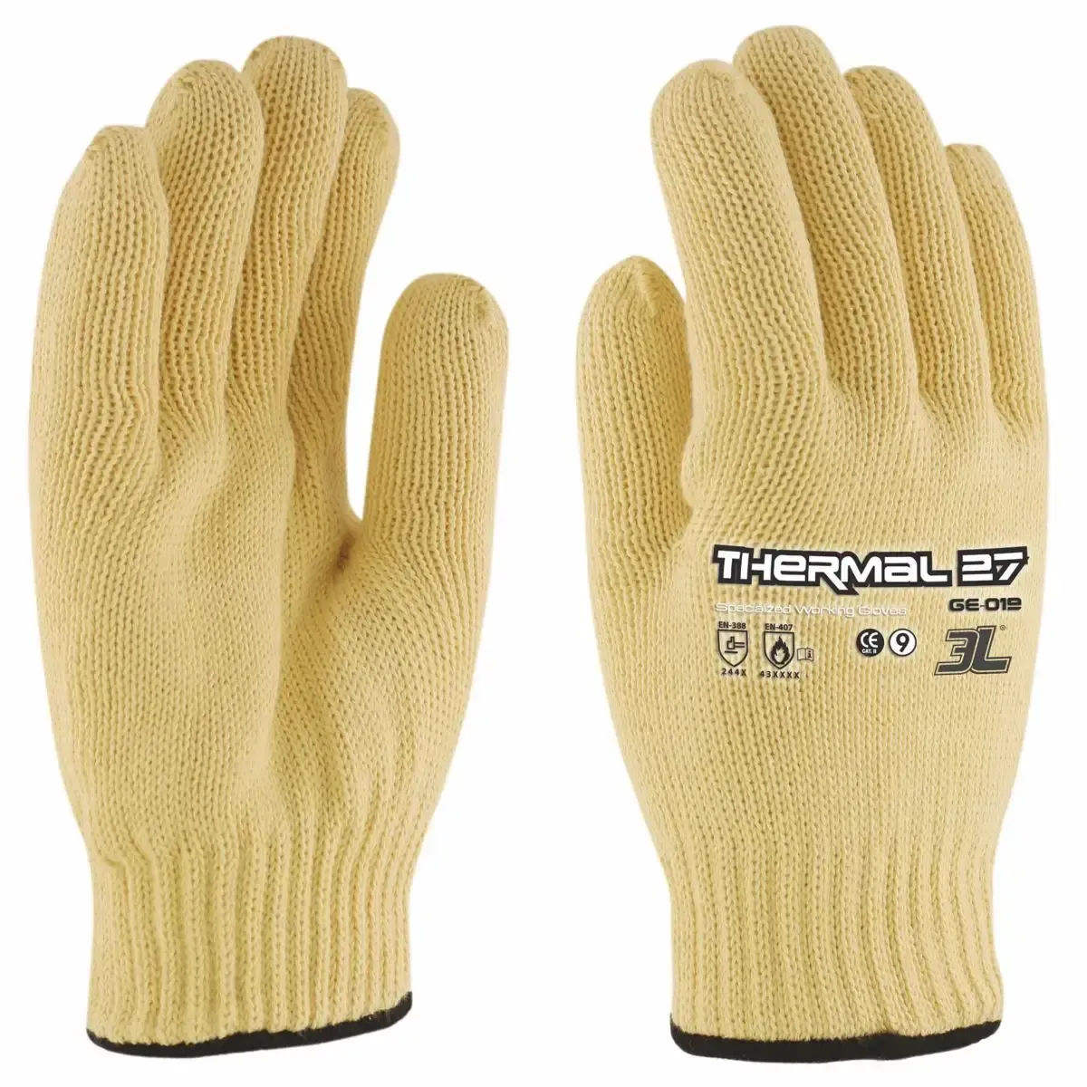 Guantes de seguridad anticorte y calor (350ºC) Termal 27 – Nivel D