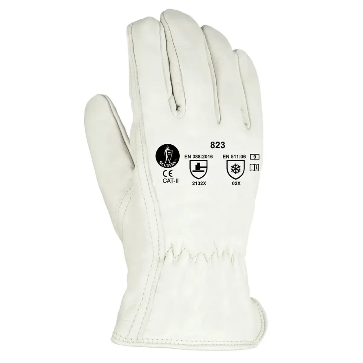 Guantes para el frío de piel con forro interior Thinsulate 823 Jomiba - Imagen 3