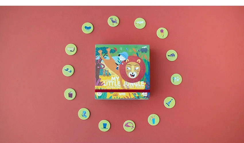 Pocket Puzzle My Little Jungle - Imagen 3