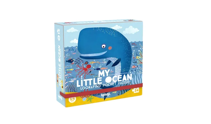 My Little Ocean Pocket Puzzle y Juego de Observación Londji