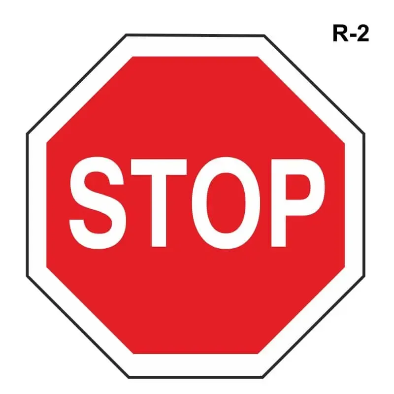 Stop – Detención obligatoria – ( R-2 )